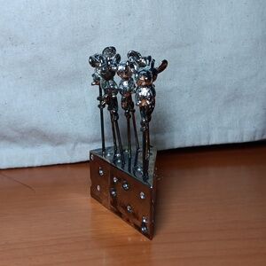 Silver and Gold Decorative Art Piece
